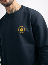 Cargar imagen en el visor de la galería, Polera para Hombre Dunkelvolk CREW NECK NEW LOGO ARM NVY DUNKELVOLK
