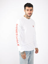 Cargar imagen en el visor de la galería, Polo para Hombre Dunkelvolk CLASSIC NEW LOGO ARMS LS WHT DUNKELVOLK