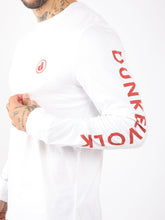 Cargar imagen en el visor de la galería, Polo para Hombre Dunkelvolk CLASSIC NEW LOGO ARMS LS WHT DUNKELVOLK