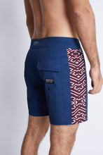 Cargar imagen en el visor de la galería, Ropa de Baño para Hombre Dunkelvolk BOARDSHORT LABERINTO 16" NAVY