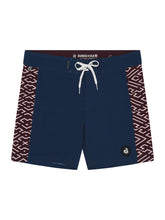 Cargar imagen en el visor de la galería, Ropa de Baño para Hombre Dunkelvolk BOARDSHORT LABERINTO 16" NAVY