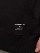 Cargar imagen en el visor de la galería, Polera para Hombre Dunkelvolk SIN ZIP THE DNA HOOD FP NGR