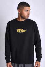 Cargar imagen en el visor de la galería, Polera para Hombre Dunkelvolk CREW NECK WATCH THE ROAD CREW FP BLK DUNKELVOLK
