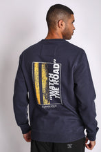 Cargar imagen en el visor de la galería, Polera para Hombre Dunkelvolk CREW NECK WATCH THE ROAD CREW FP NVY DUNKELVOLK
