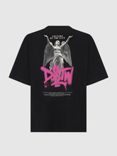 Cargar imagen en el visor de la galería, Polo para Hombre Dunkelvolk OVERSIZE GRAPHIC HOLY DSTW BLK DUNKELVOLK