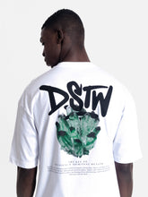 Cargar imagen en el visor de la galería, Polo para Hombre Dunkelvolk OVERSIZE GRAPHIC DSTW DIAMOND WHT DUNKELVOLK