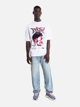 Cargar imagen en el visor de la galería, Polo para Hombre Dunkelvolk OVERSIZE GRAPHIC RED SKULL WHT