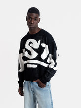 Cargar imagen en el visor de la galería, Chompa para Hombre Dunkelvolk URBAN DSTW KNIT LOGO BLK