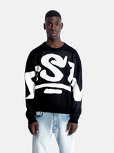 Cargar imagen en el visor de la galería, Chompa para Hombre Dunkelvolk URBAN DSTW KNIT LOGO BLK