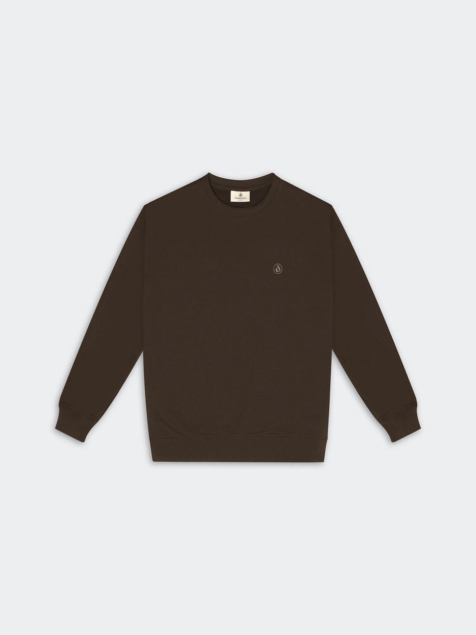 Polera para Hombre DUNKELVOLK SIMPLE CREW FR Marrón DUNKELVOLK