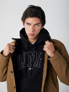 Polera para Hombre Dunkelvolk HOODIE LIMA HOODIE BLK