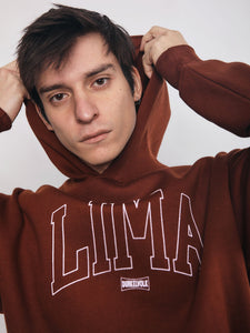 Polera para Hombre DUNKELVOLK HOODIE SIN ZIP LIMA HOODIE MRR