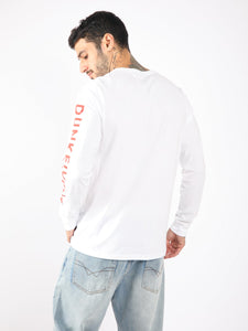 Polo para Hombre Dunkelvolk CLASSIC NEW LOGO ARMS LS WHT