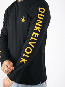 Polo para Hombre Dunkelvolk CLASSIC NEW LOGO ARMS LS BLK