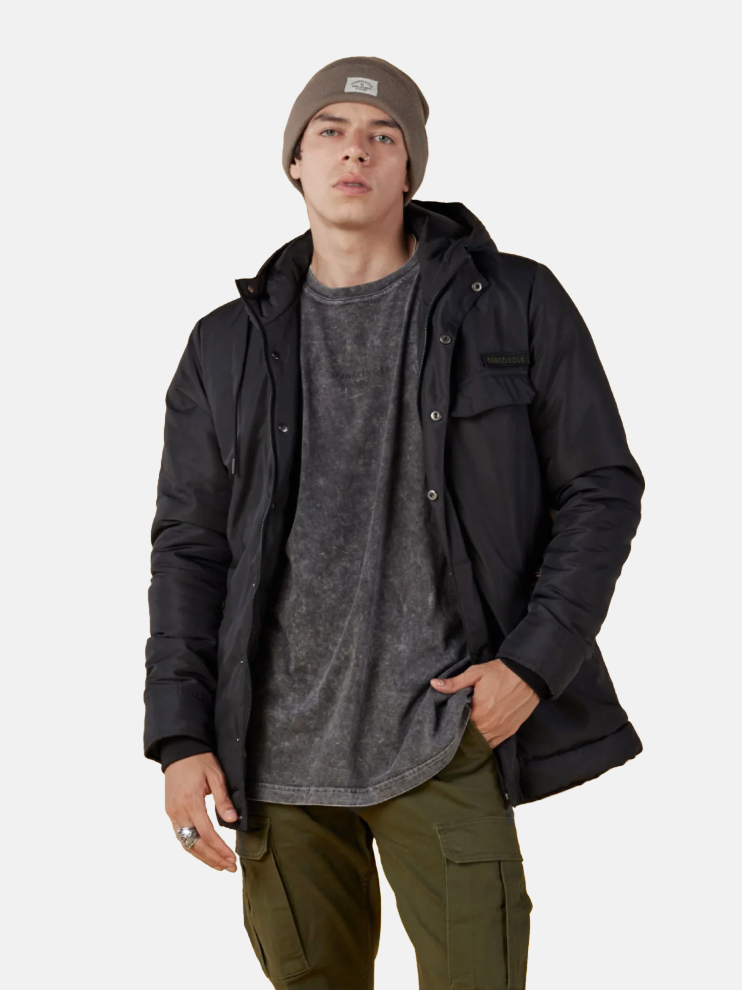 Casaca para Hombre Dunkelvolk HEAVY PARKA FER BLK Dunkelvolk Peru