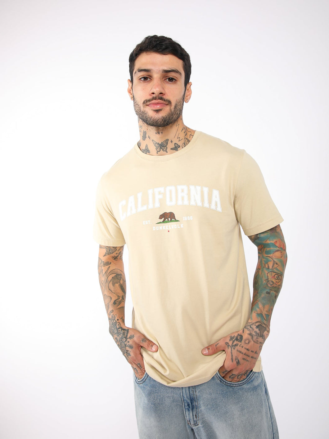 Polo para Hombre Dunkelvolk URBAN CALI TEE BEI