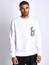 Cargar imagen en el visor de la galería, Polera para Hombre Dunkelvolk CREW NECK FRANCYNE CREW FT WHT
