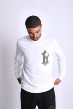 Cargar imagen en el visor de la galería, Polera para Hombre Dunkelvolk CREW NECK FRANCYNE CREW FT WHT
