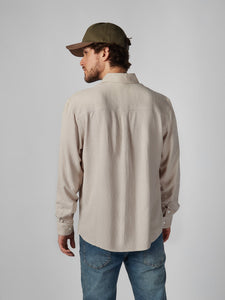 Camisa para Hombre DUNKELVOLK LINEN BLESSED BEI