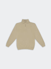 Cargar imagen en el visor de la galería, Chompa Para Hombre DUNKELVOLK PIMA QUARTER ZIP Beige DUNKELVOLK
