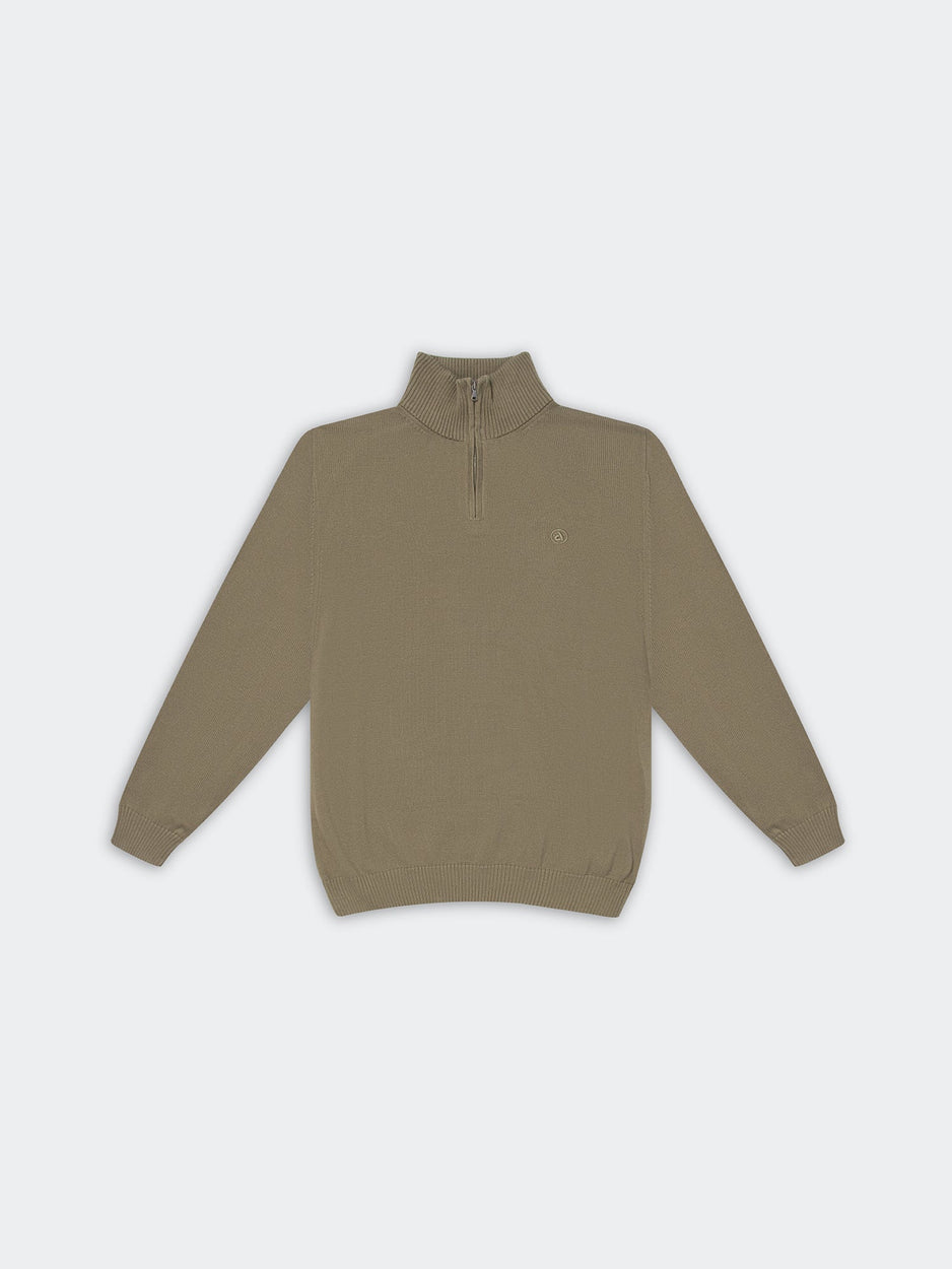 Chompa Para Hombre DUNKELVOLK PIMA QUARTER ZIP Verde DUNKELVOLK