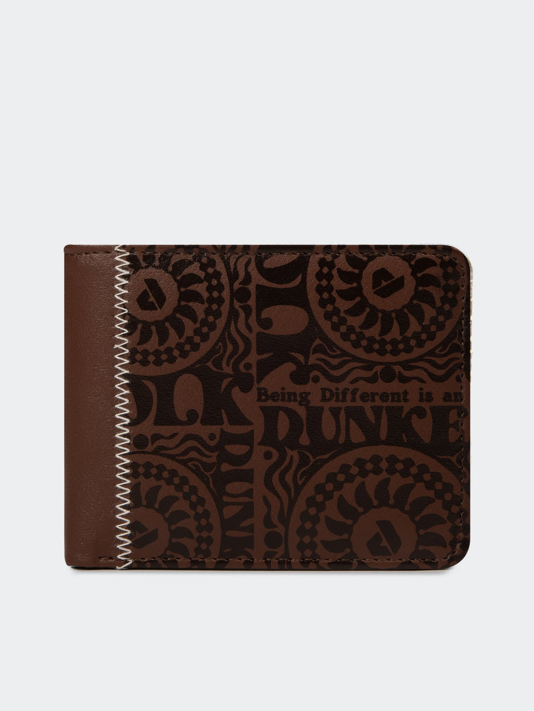 Billetera para Hombre DUNKELVOLK DUNK PRINTED WALLET Camel