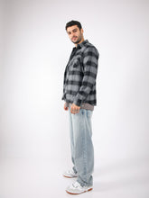 Cargar imagen en el visor de la galería, Camisa para Hombre DUNKELVOLK FLANNEL KURT FLANNEL BLK
