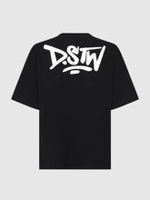 Cargar imagen en el visor de la galería, Polo para Hombre Dunkelvolk OVERSIZE LOGO DSTW PUFF LOGO BLK DUNKELVOLK
