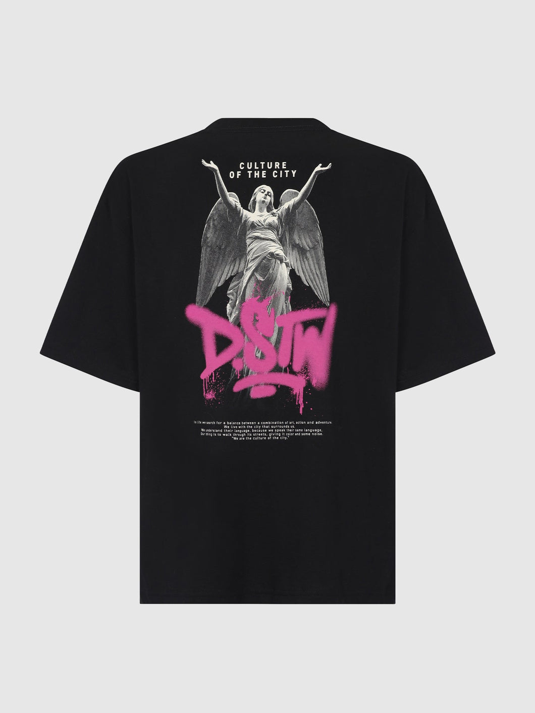 Polo para Hombre Dunkelvolk OVERSIZE GRAPHIC HOLY DSTW BLK DUNKELVOLK