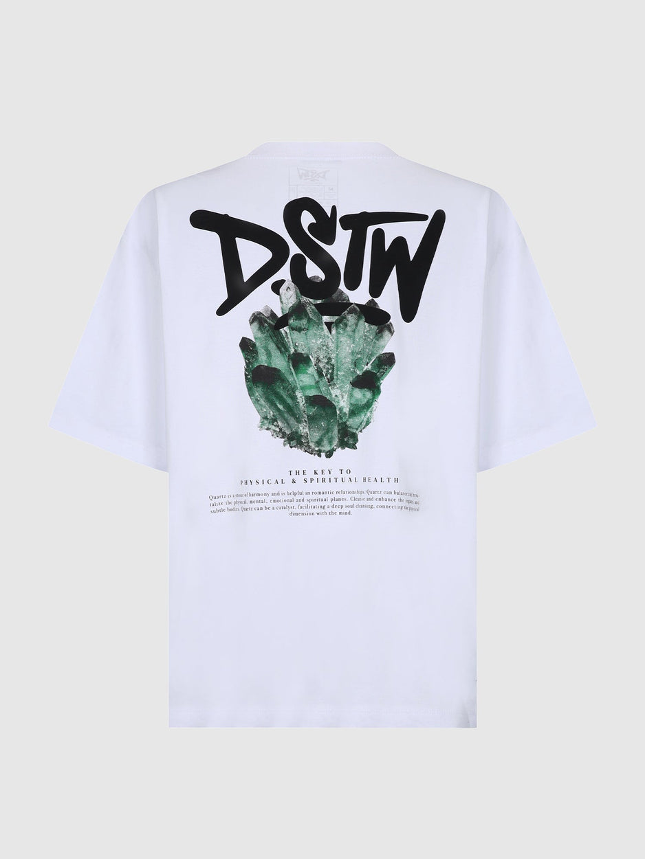 Polo para Hombre Dunkelvolk OVERSIZE GRAPHIC DSTW DIAMOND WHT DUNKELVOLK