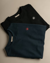 Cargar imagen en el visor de la galería, Fleece DUNKELVOLK SIMPLE CREW FR DK-FL-00071 Negro
