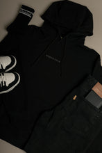 Cargar imagen en el visor de la galería, Fleece DUNKELVOLK SIMPLE HOODIE FR DK-FL-00070 Negro
