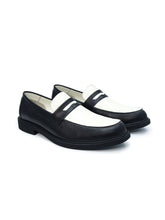 Cargar imagen en el visor de la galería, Zapatos para Hombre DUNKELVOLK DUNK LOAFER Blanco y Negro
