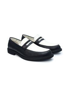 Zapatos para Hombre DUNKELVOLK DUNK LOAFER Blanco y Negro
