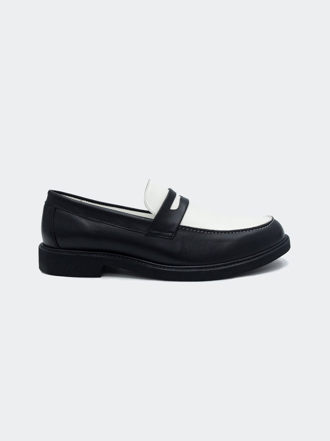 Zapatos para Hombre DUNKELVOLK DUNK LOAFER Blanco y Negro