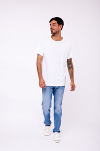 Polo para Hombre Dunkelvolk CLASSIC SIMPLE TEE WHT