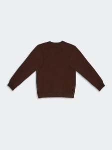 Polera Para Hombre DUNKELVOLK DUNK CREW FL Marron